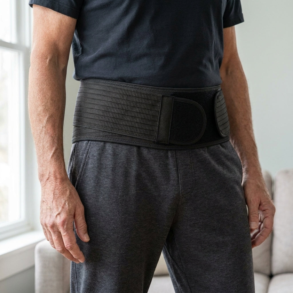 SI Joint Belt Dual-Layer Neoprene Hip Brace, Non-Slip Adjustable Wrap for Lower Back and Pelvis, Men and Women Hips 32-45 In Everyday Wear