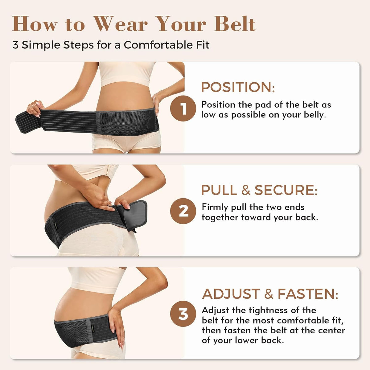 Ultimate Maternity Support Belt - Comfort and Relief for Expecting Moms