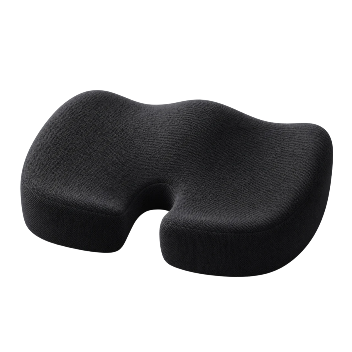 Memory Foam Seat Cushion Ergonomic U-Cut Chair Pad, Washable Cover Non-Slip Base, Office Car Desk Gaming Wheelchair and Long Sitting
