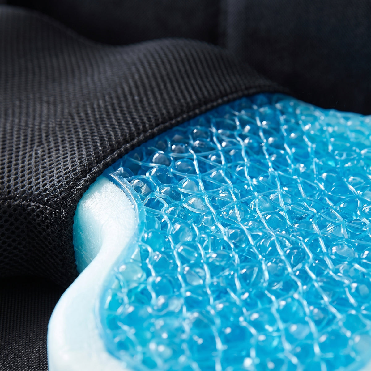 Gel Wheelchair Seat Cushion U-Cutout Memory Foam Chair Pad, Hybrid Gel Top Waterproof Anti-Slip Cover, Wheelchair Office Car and Long Sitting