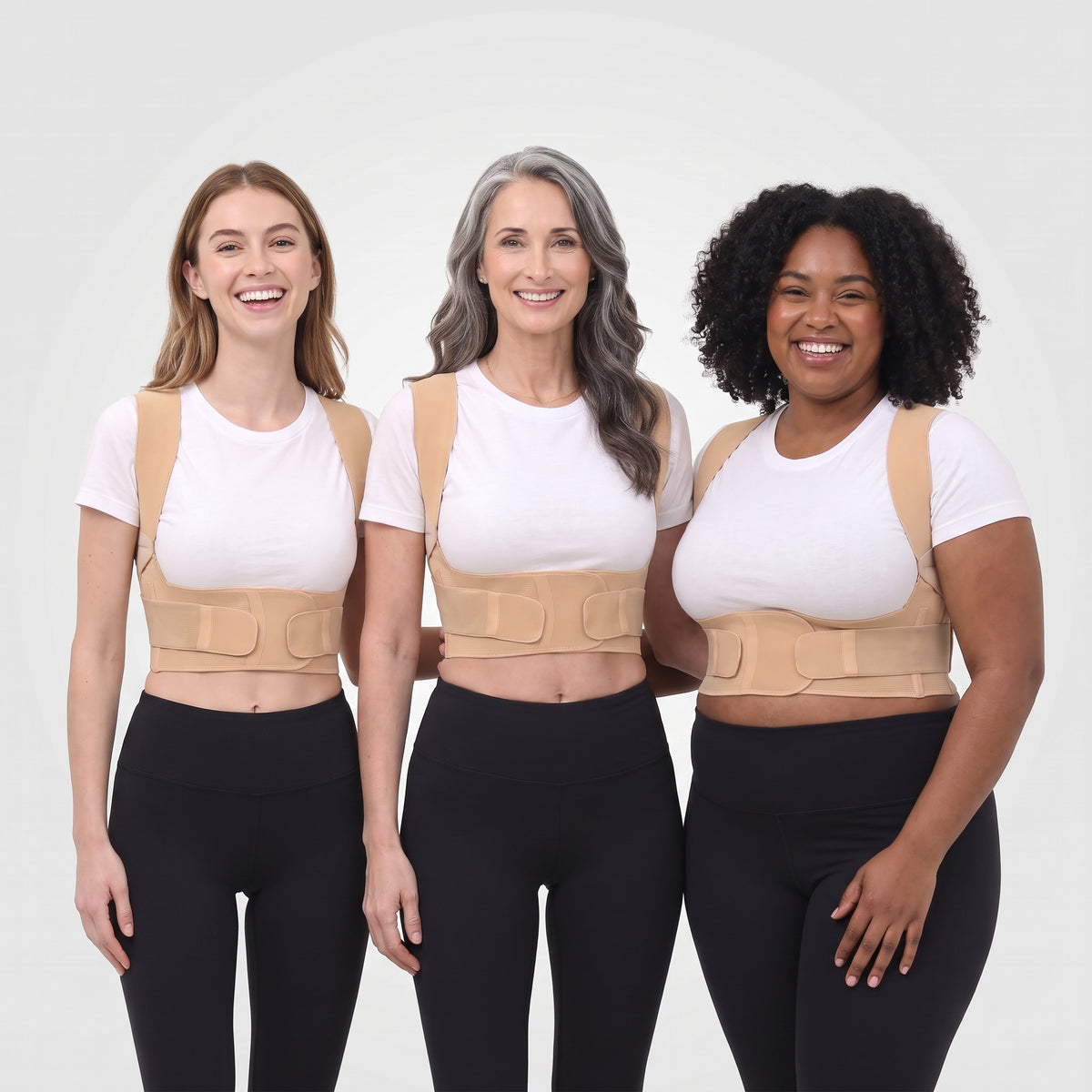 Adjustable Posture Corrector Bra for Women, Dual Y and X Strap Back Support, Flexible Rods Breathable Fit, Sizes S-L Under Clothes Everyday Wear