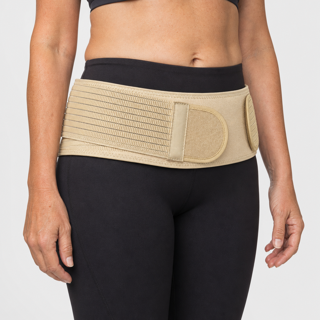 SI Joint Belt Dual-Layer Neoprene Hip Brace, Non-Slip Adjustable Wrap for Lower Back and Pelvis, Men and Women Hips 32-45 In Everyday Wear