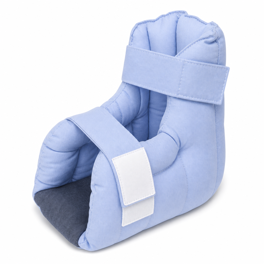Powder blue heel protector single open heel product only