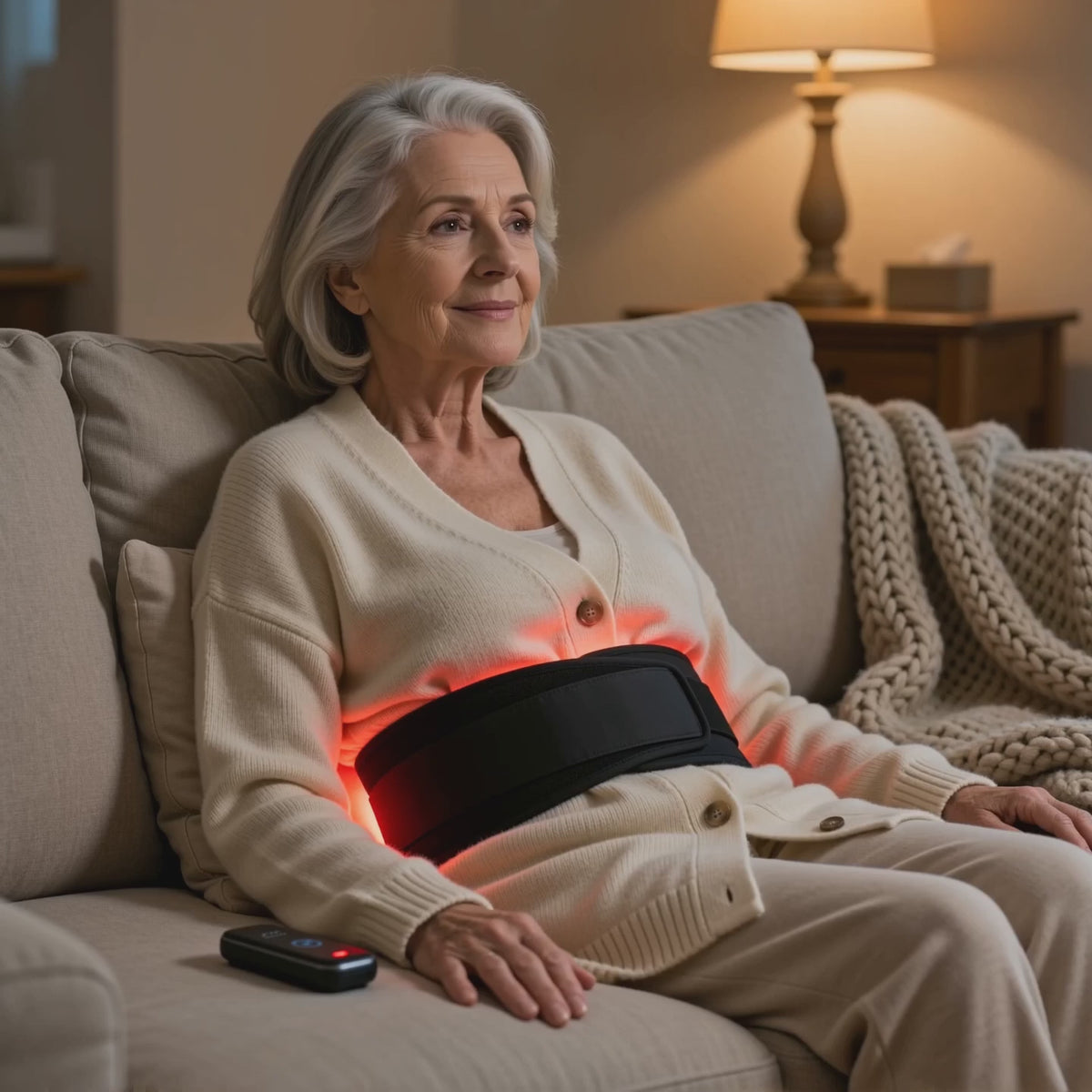 Load video: Red Light Therapy Pad Wrap, 660nm 850nm Near Infrared LED, 120 LEDs, Timer Remote, 19.6 x 8.6 In Flexible Belt for Back Shoulders Waist Knees